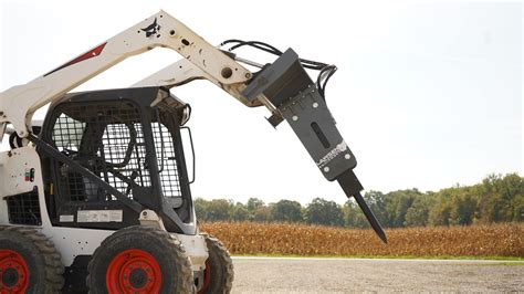 how to use hydraulic breaker with a skid steer|best skid steer hydraulic breaker.